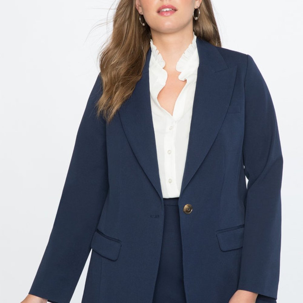 Premier Bi-Stretch Work Blazer Blue